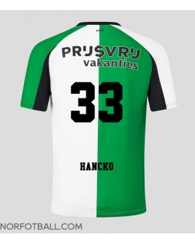 Billige Fotballdrakt Feyenoord David Hancko #33 Replika Tredjedrakt 2024-25 Kortermet